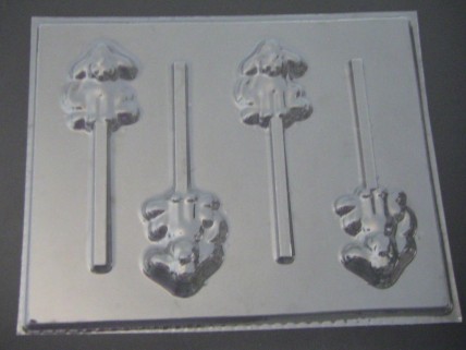 430sp Big Red Dog Cliffy Chocolate or Hard Candy Lollipop Mold